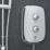 Aqualisa eSense Arctic White 9.5kW  Electric Shower