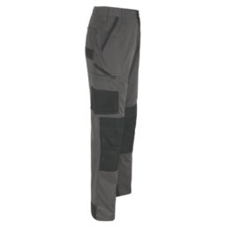 Herock Mars Work Trousers Grey/Black 32" W 32" L