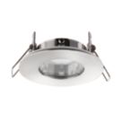Saxby CosmosValue Fixed  Fire Rated Recessed Downlight Satin Nickel