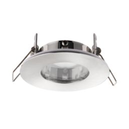 Saxby CosmosValue Fixed  Fire Rated Recessed Downlight Satin Nickel