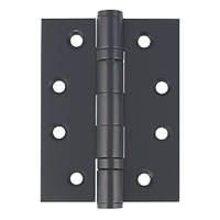 Smith & Locke  Black Grade 13 Fire Rated Ball Bearing Hinges 102x76mm 2 Pack