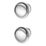 Essentials Chervil Round Cabinet Knob Polished Chrome 32mm 2 Pieces