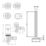 ETAL Danva 15mm x 1/2" Satin Black Angled & L/S Modern Thermostatic Radiator Valve & Lockshield