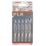 Bosch T123XF Progressor  Sheet Steel Metal Jigsaw Blades 100mm 5 Pack