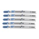 Bosch T123XF Progressor  Sheet Steel Metal Jigsaw Blades 100mm 5 Pack