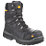 CAT Premier   Lace & Zip Safety Boots Black Size 11