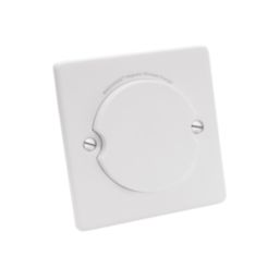 MagCharge Charging Socket 1-Gang 13A Matt White with White Inserts