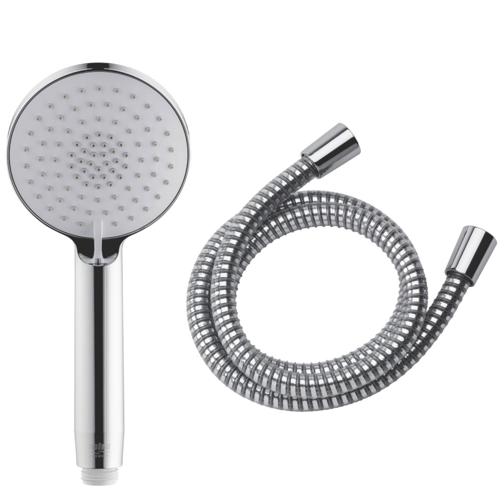 Mira Zest Shower Handset & Hose Chrome Screwfix