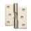 Smith & Locke Satin Nickel  Rising Butt Hinges RH 75mm x 71mm 2 Pack