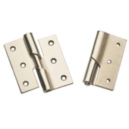 Smith & Locke Satin Nickel  Rising Butt Hinges RH 75mm x 71mm 2 Pack