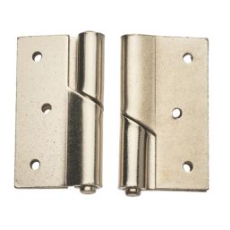 Smith & Locke Satin Nickel  Rising Butt Hinges RH 75mm x 71mm 2 Pack