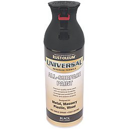 Rust-oleum Universal Spray Paint Matt Black 400ml