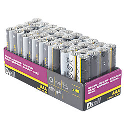 Diall  AAA Alkaline Batteries 40 Pack