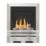 Focal Point Lulworth Stainless Steel Rotary Control Inset Gas Multiflue Fire 480mm x 108mm x 585mm