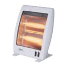 Essentials  1000W Electric Portable Quartz Heater Grey