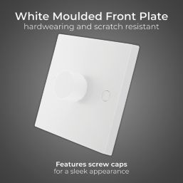 British General 900 Series 1-Gang 2-Way LED Dimmer Switch  White