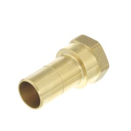 Hep2O  Brass Push-Fit Adapting Female Coupler 22mm x 3/4"