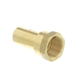 Hep2O  Brass Push-Fit Adapting Female Coupler 22mm x 3/4"
