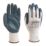 Site  Nitrile Coated Gloves White/Blue Large