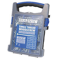 Silverscrew  PZ Double-Countersunk Woodscrew Grab Pack 2000 Pcs