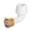 Hep2O  Plastic Push-Fit Angled Keyless Tap Connector 15mm x 1/2"