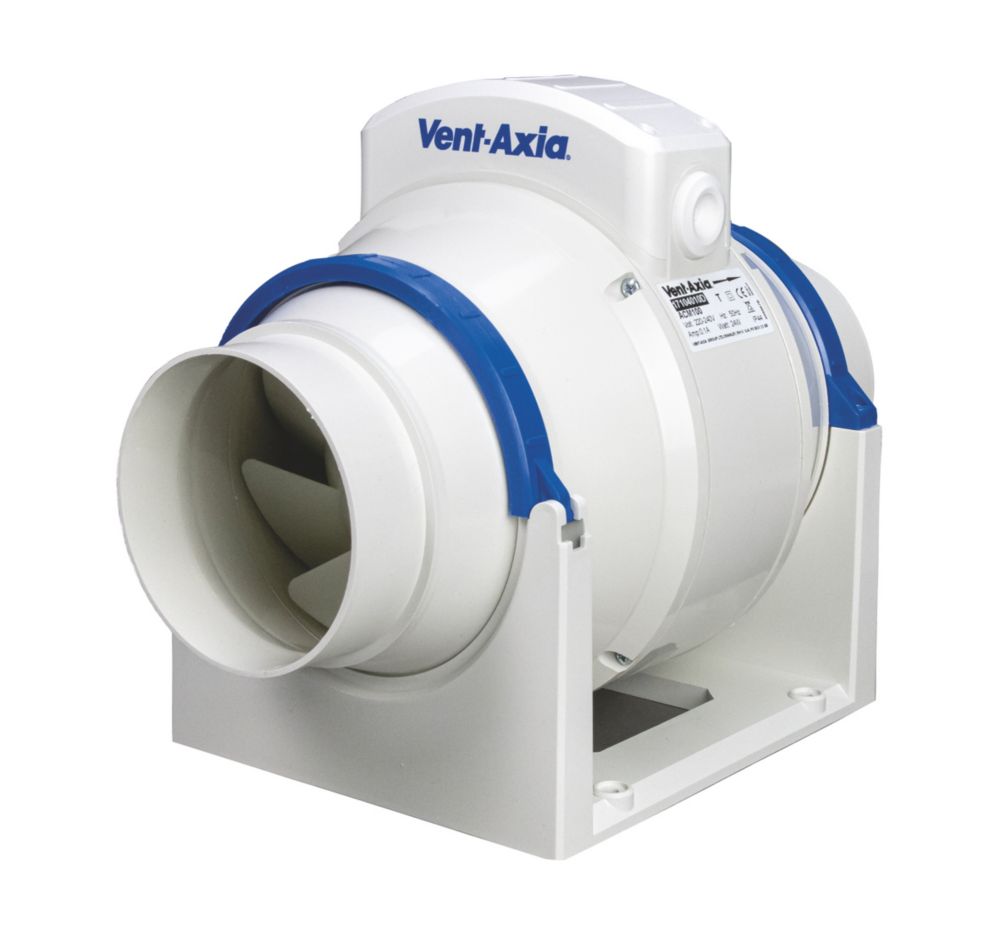 VentAxia 17106020 5 3/4" Axial Inline Extractor Fan with Timer 240V