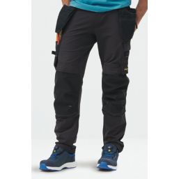 Snickers 6271 Full Stretch Work Trousers Black 31" W 32" L