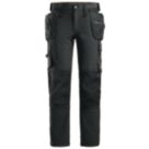 Snickers 6271 Full Stretch Work Trousers Black 31" W 32" L