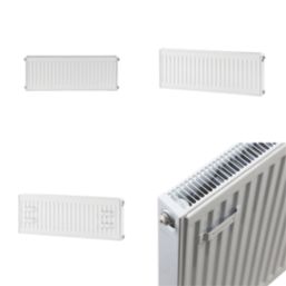 Flomasta 300mm x 800mm 2068BTU White Type 21 Convector Radiator