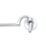 Carlisle Brass Cabin Hook Satin Chrome 254mm