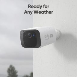 Eufy SoloCam C210  Rechargeable Battery-Operated White Wireless 2K Indoor & Outdoor Square Security Camera