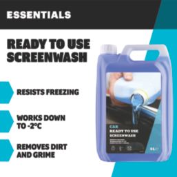 Essentials Ready to Use Screenwash 5Ltr