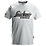 Snickers 2590 Logo Short Sleeve T-Shirt Grey Melange Large 43" Chest