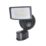 Lutec Chimera Outdoor LED Floodlight With PIR & Photocell Sensor Black 13.5W 1600lm