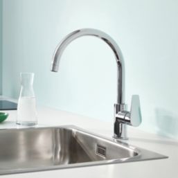 Grohe Start Edge Kitchen Mono Mixer Tap Chrome