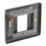 LAP  1-Module Modular Faceplate Antique Brass