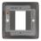 LAP  1-Module Modular Faceplate Antique Brass