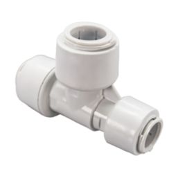 FloPlast FloFit+ Plastic Push-Fit Reducing Tee 28mm x 22mm x 28mm