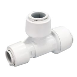 FloPlast FloFit+ Plastic Push-Fit Reducing Tee 28mm x 22mm x 28mm