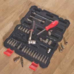 Forge Steel  1/4" Drive Socket Set 38 Pieces