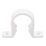 FloPlast Push-Fit Waste Pipe Clips White 32mm 20 Pack