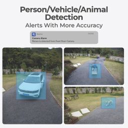 Reolink E560P PoE or Mains-Powered White Wired 4K Indoor & Outdoor Cylinder Pan & Tilt Camera