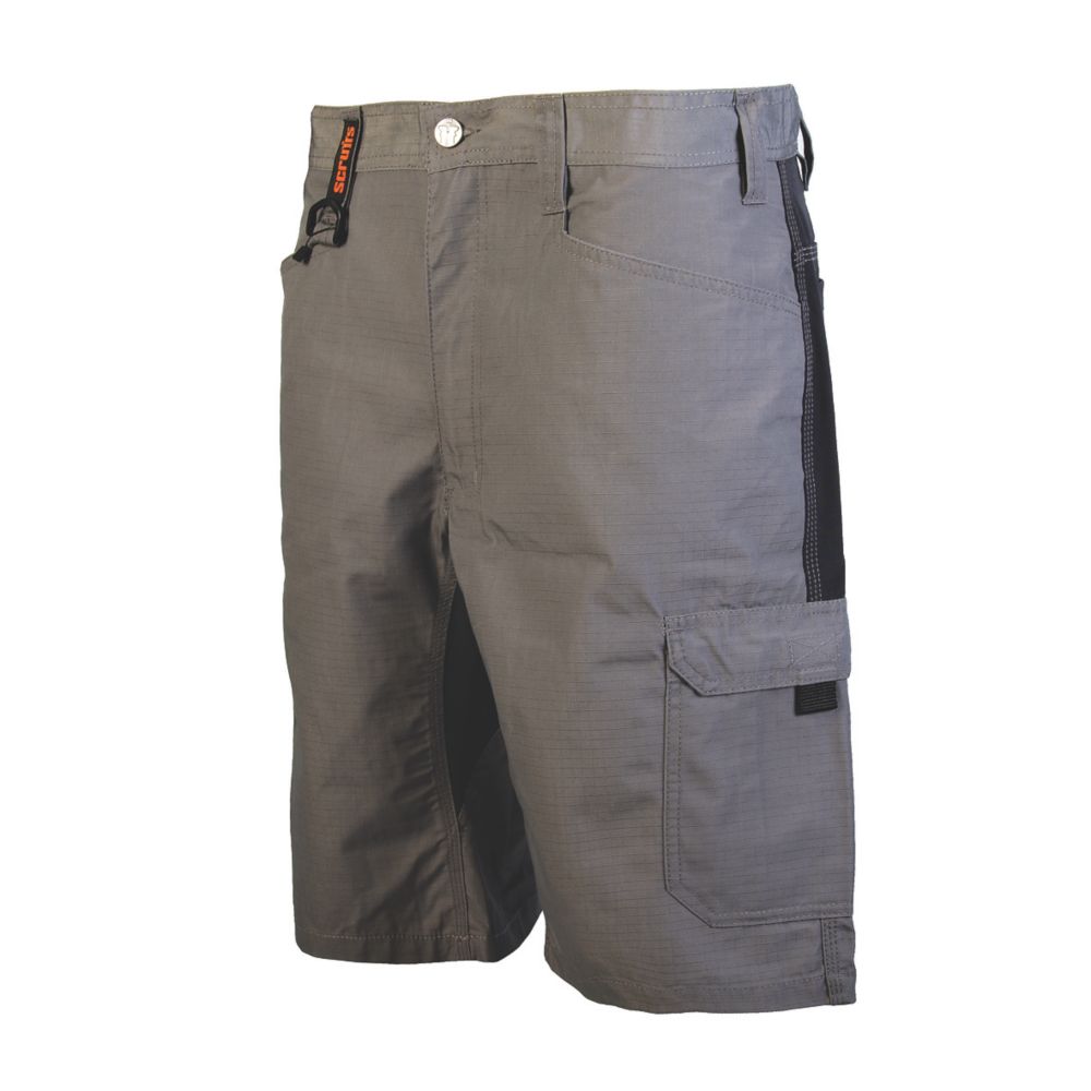 Scruffs Trade Flex Work Shorts Graphite 36