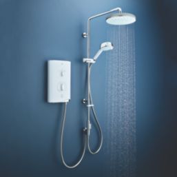 Mira Sport Dual White/Chrome 9.8kW  Electric Shower