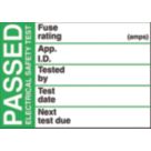 Essentials Pass Test Labels  250 Pack