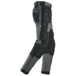 Snickers 6902 Stretch Work Trousers Steel Grey 30" W 30" L