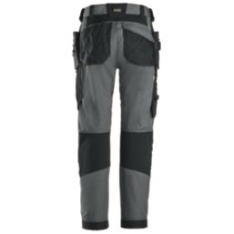 Snickers 6902 Stretch Work Trousers Steel Grey 30" W 30" L
