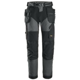Snickers 6902 Stretch Work Trousers Steel Grey 30" W 30" L