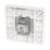 Hager Sollysta WMTVF 1-Gang Coaxial TV Socket White