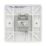 Hager Sollysta WMTVF 1-Gang Coaxial TV Socket White